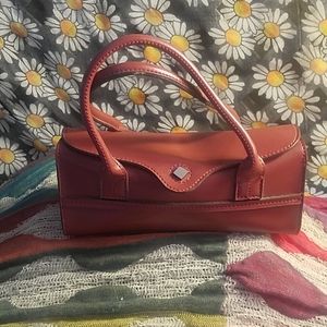 Ladies small emille m purse maroon/red